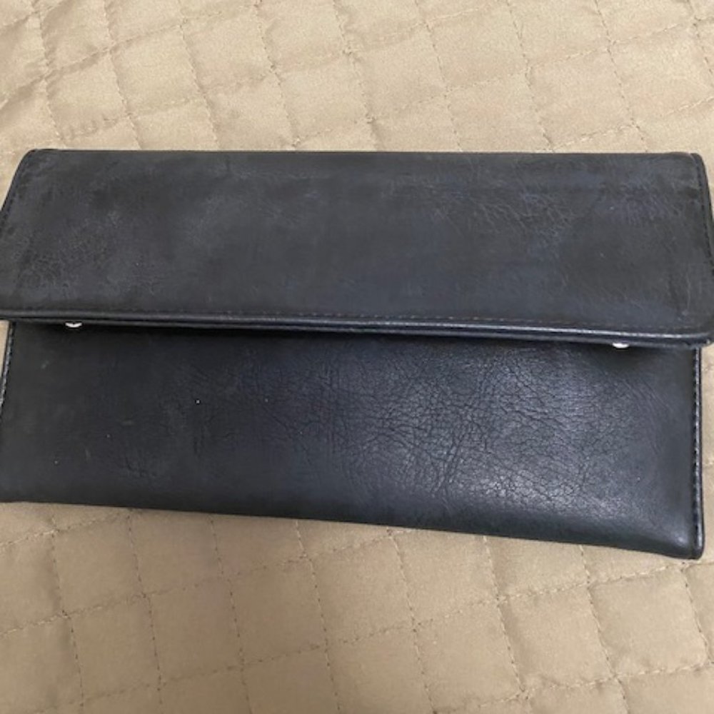 Brand new real leather black wallet
